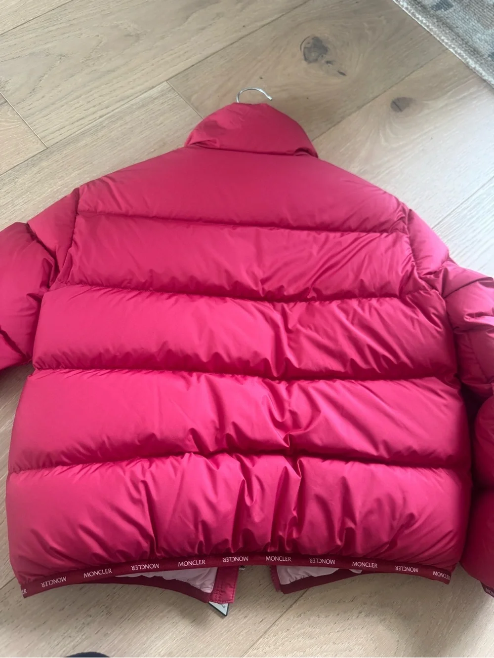 NWT Moncler Girls' Pink Down Puffer Jacket